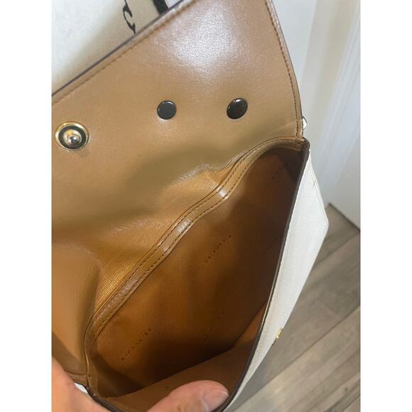 COACH CROSSBODY TEA ROSE WILLOW LEATHER CHALK COLOR VERSATILE ICONIC - Picture 9 of 16